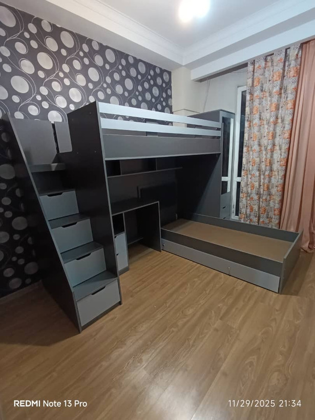 تخت خواب دو طبقه کمجا مدل گالاردو
